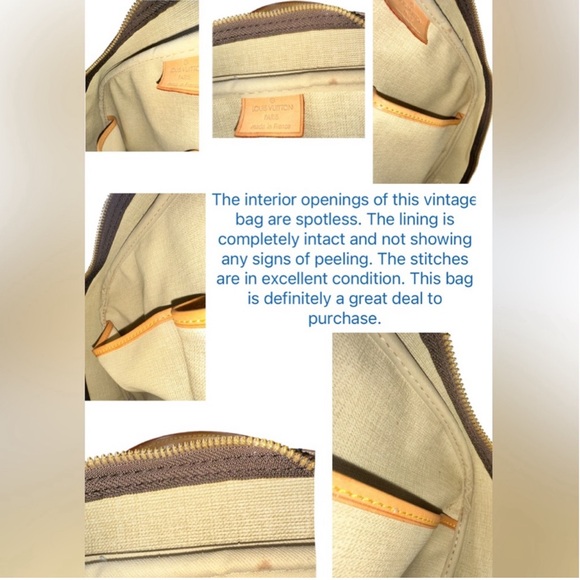 135 Louis Vuitton Monogram Deauville Handbag - Picture 11 of 16